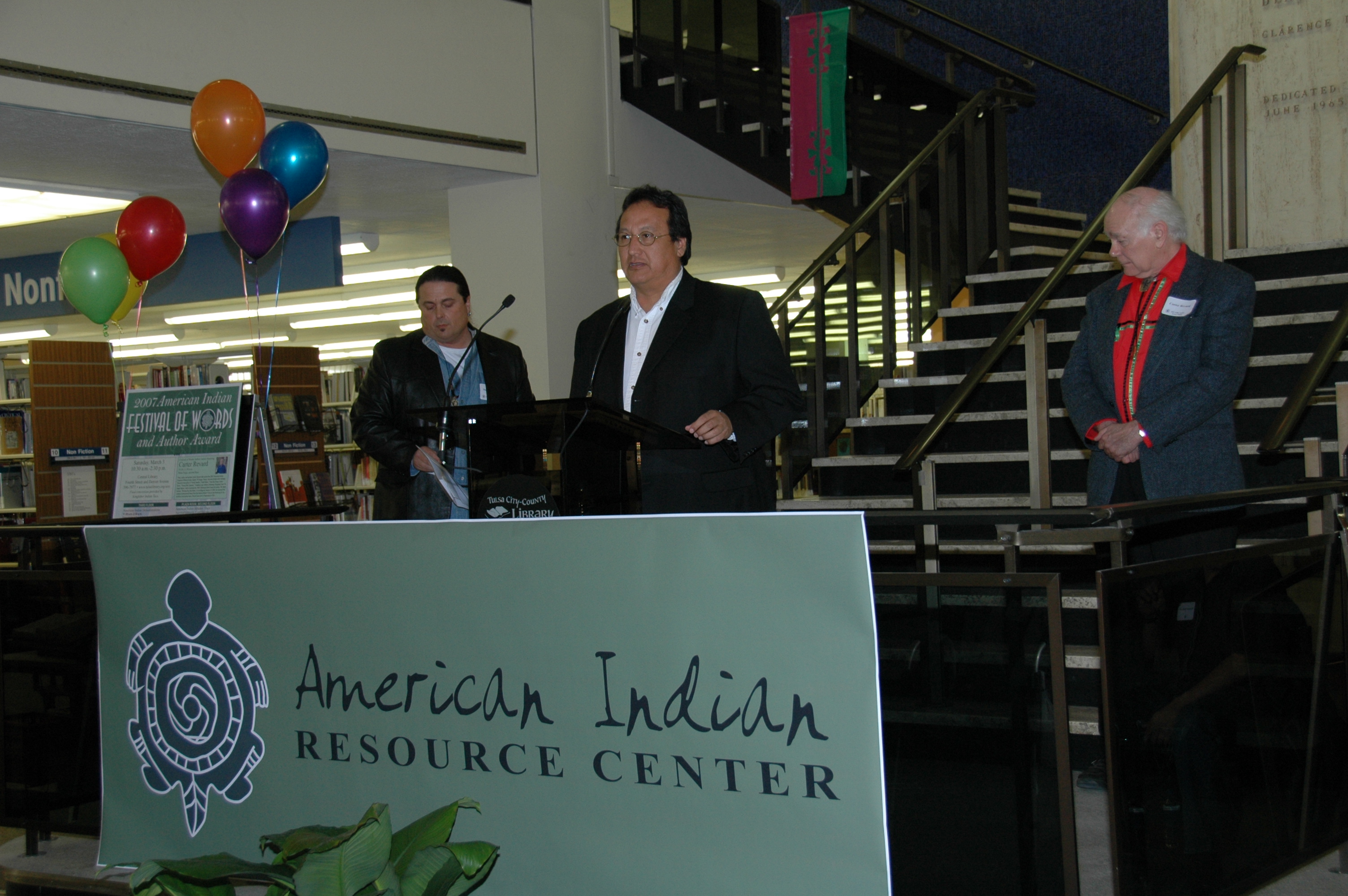 2007 American Indian Festival of Words Author Award - Carter Revard ...