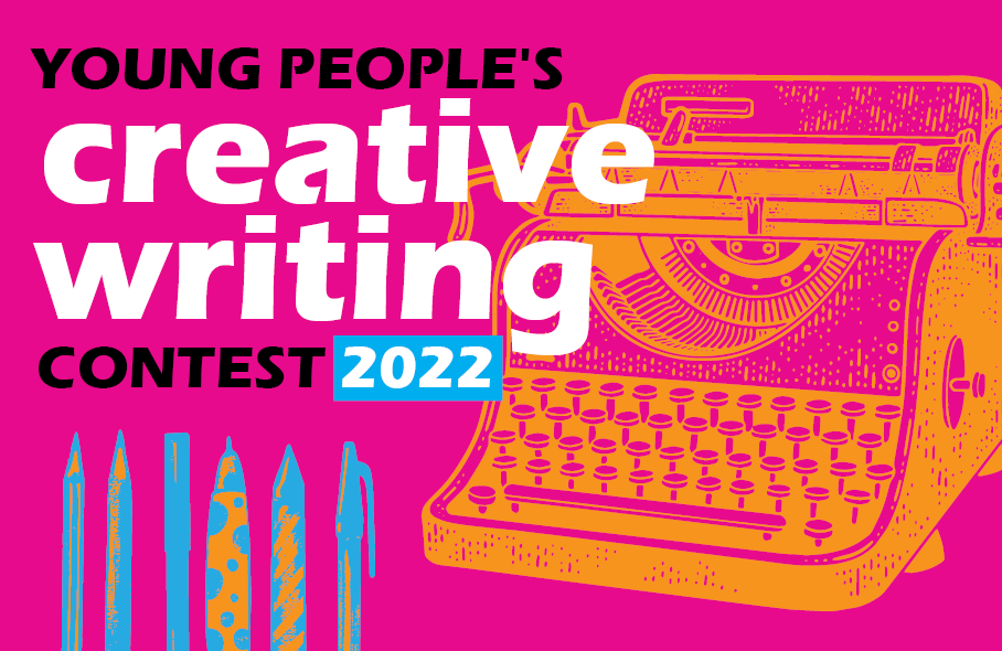 2022 Young People's Creative Writing Contest promotional graphic