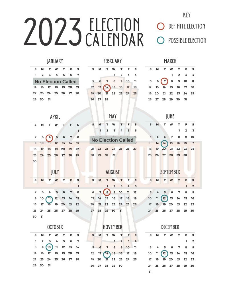election calendar