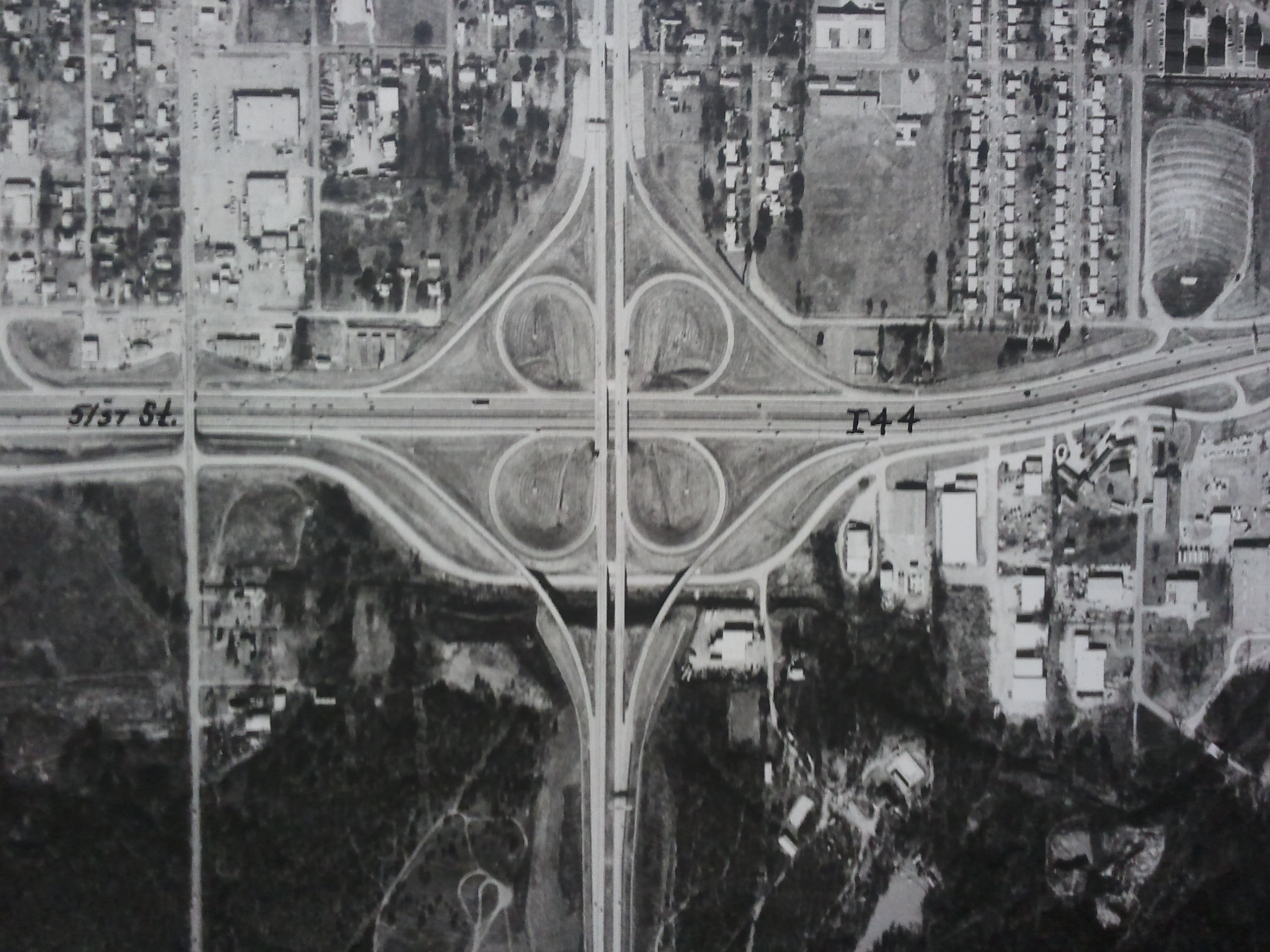 Aerial Map of Tulsa