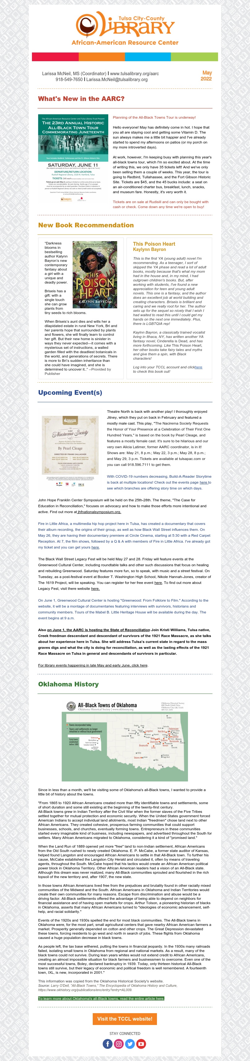 may newsletter
