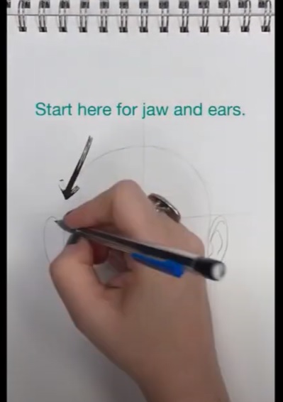 How to draw a face still
