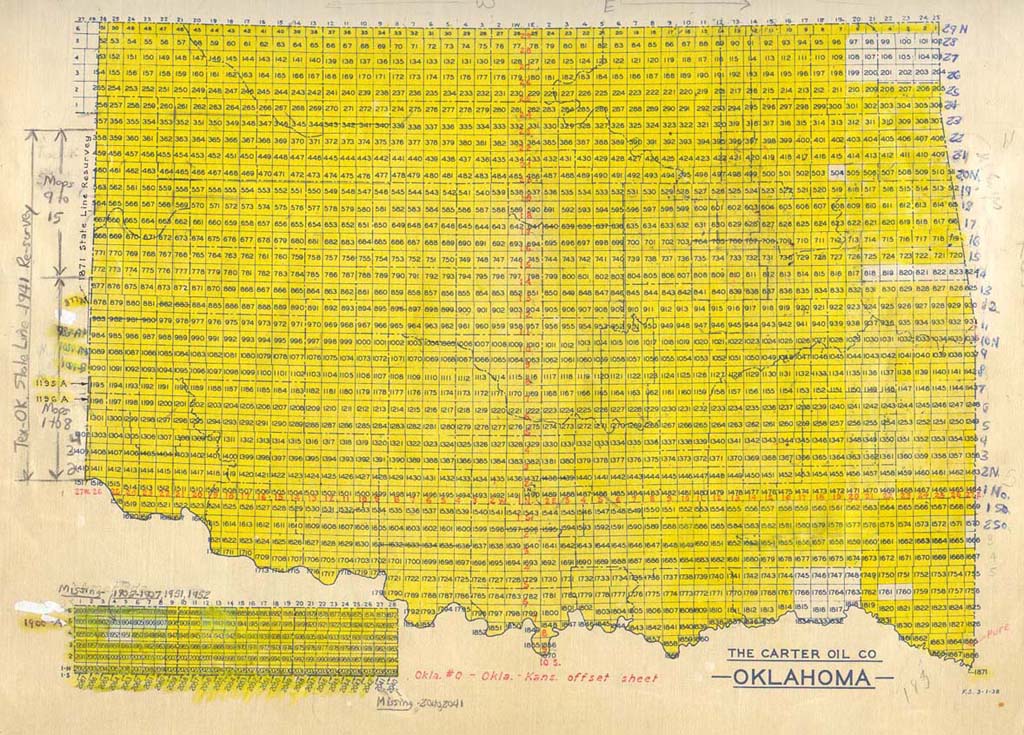 Oklahoma GLO Plat Index