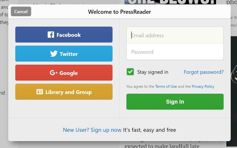 PressReader for Windows Image 1