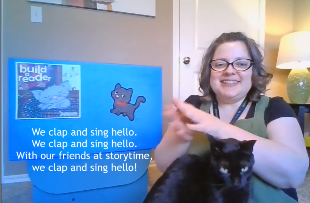 Sarah T cats storytime