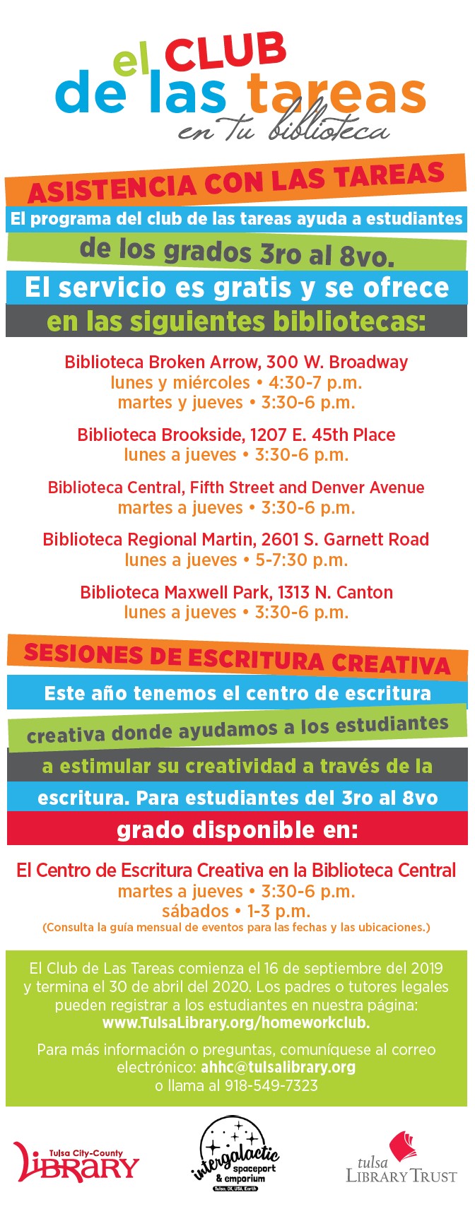 spanish bookmark