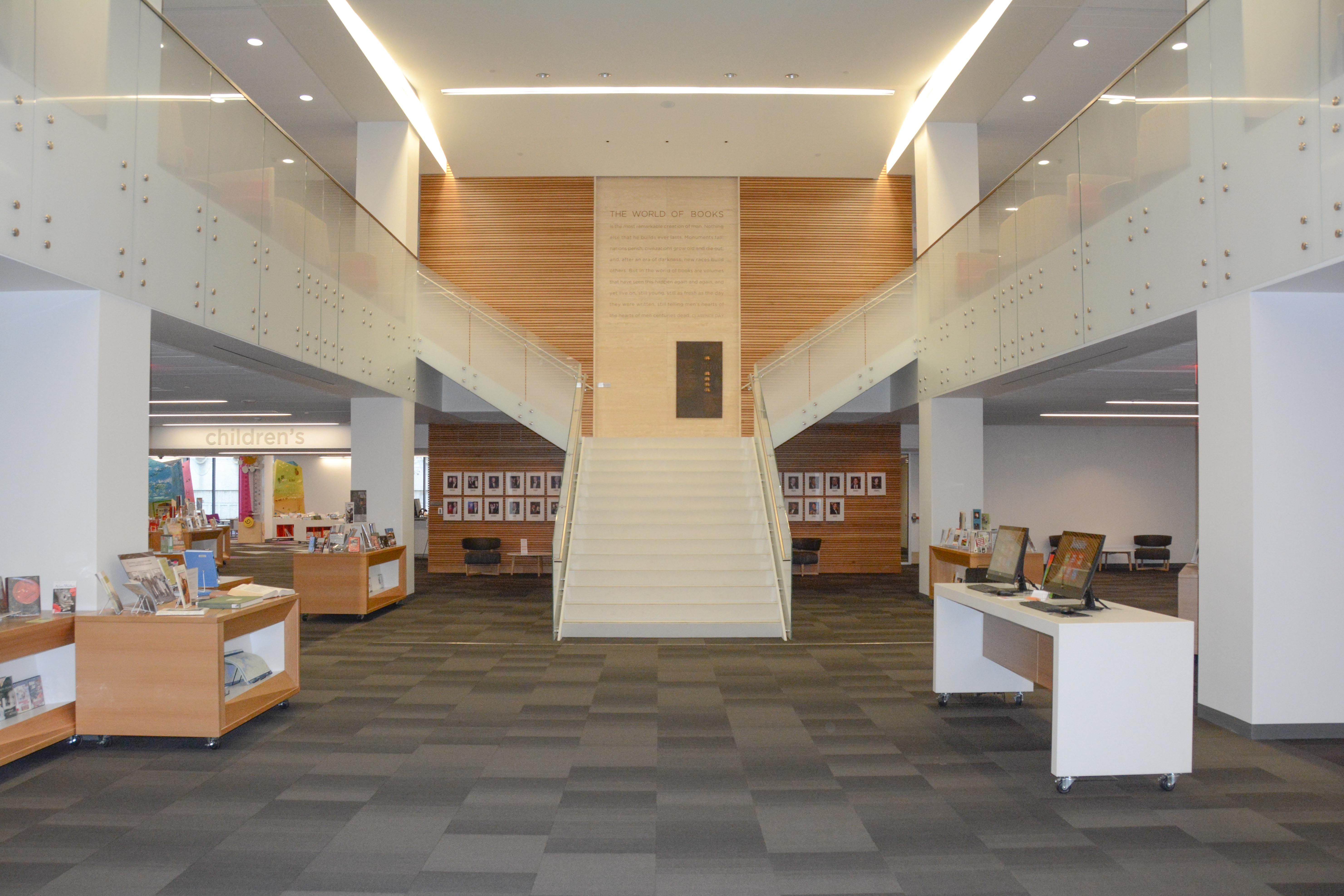 Peggy V. Helmerich Staircase at Central Library