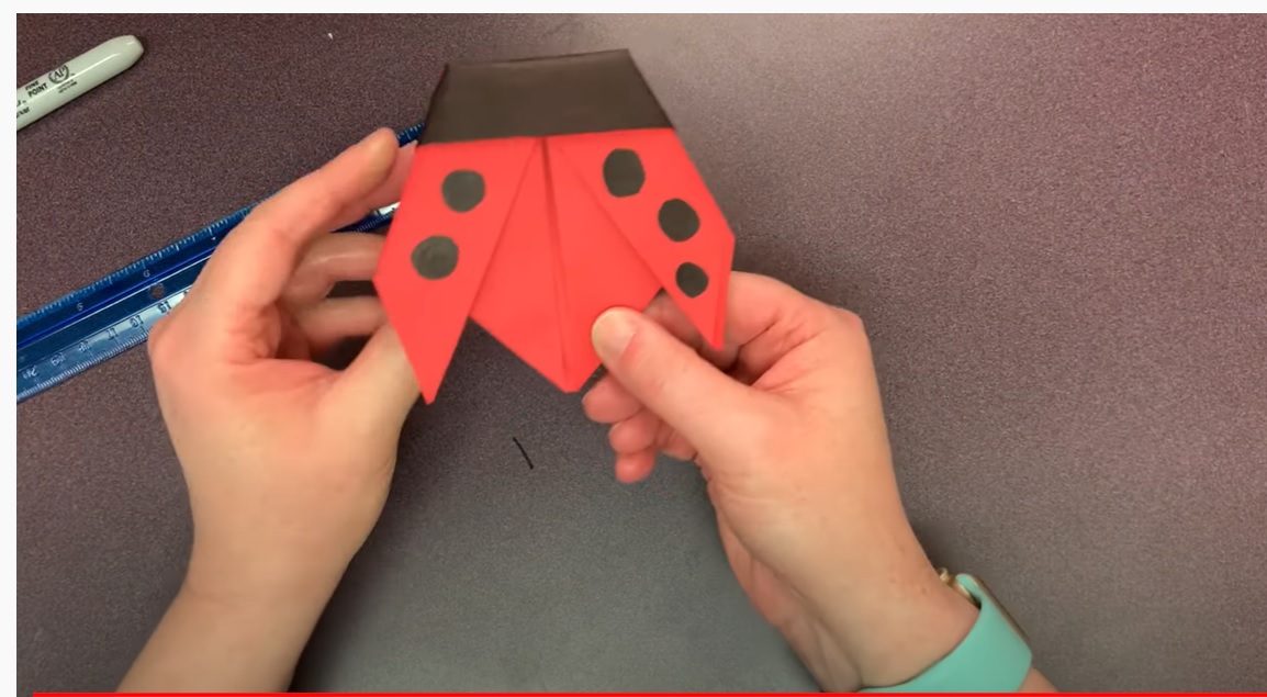 Ladybug origami