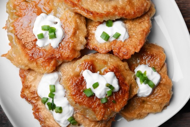 potato latkes