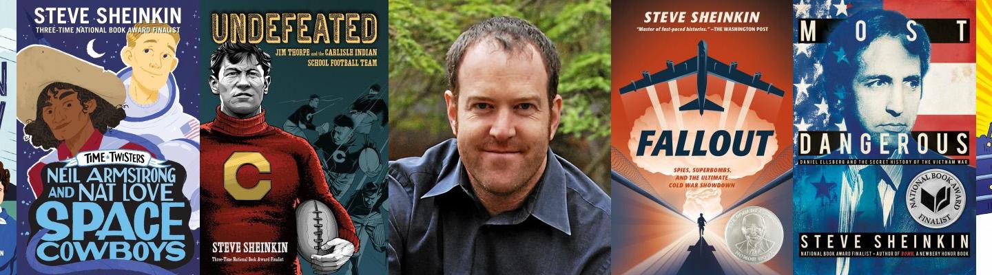 Steve Sheinkin, Winner of the 2023 Anne V. Zarrow Award for Young Readers Literature