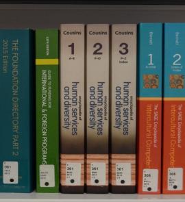 Spines of nonprofit reference titles