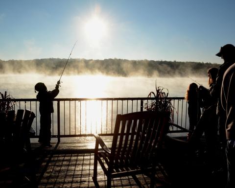 KQCW Ch. 12 Story on Summer Reading Program Fishing Trip Winners