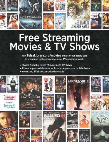 Free Streaming Movies With Your Tulsa City-County Library Card