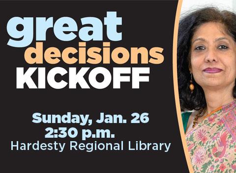 Great Decisions Discussion Series Set to Tackle Global Challenges Great Decisions Discussion Series Set to Tackle Global Challenges