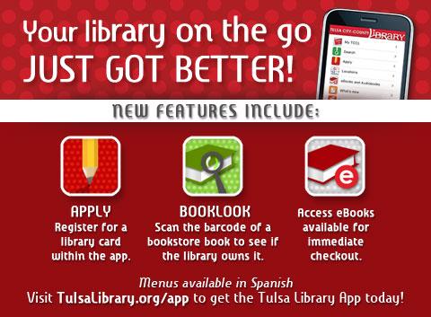 Enhanced Tulsa City-County Library Mobile App Keeps You in the Information Loop
