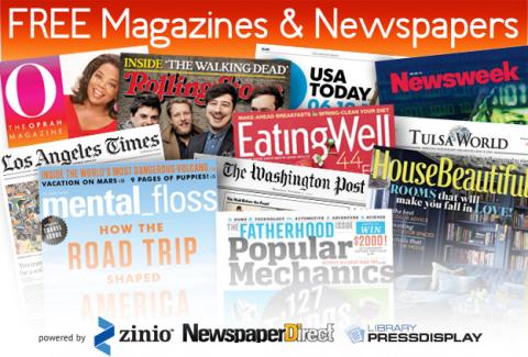 Tulsa City-County Library is Your Key to Free Digital Magazines and Newspapers