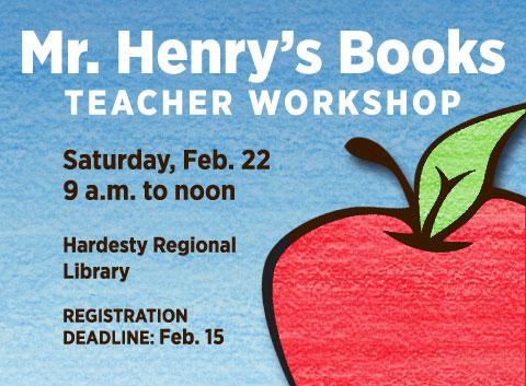 Mr. Henry's Books Teacher Workshop Scheduled for Tulsa County Teachers