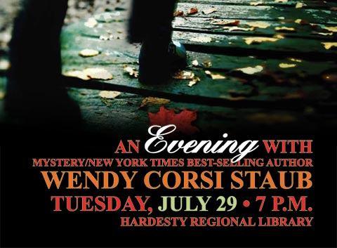 Enjoy an Evening with Author Wendy Corsi Staub